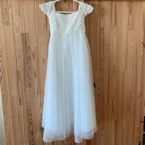 Delicate flower girl dress